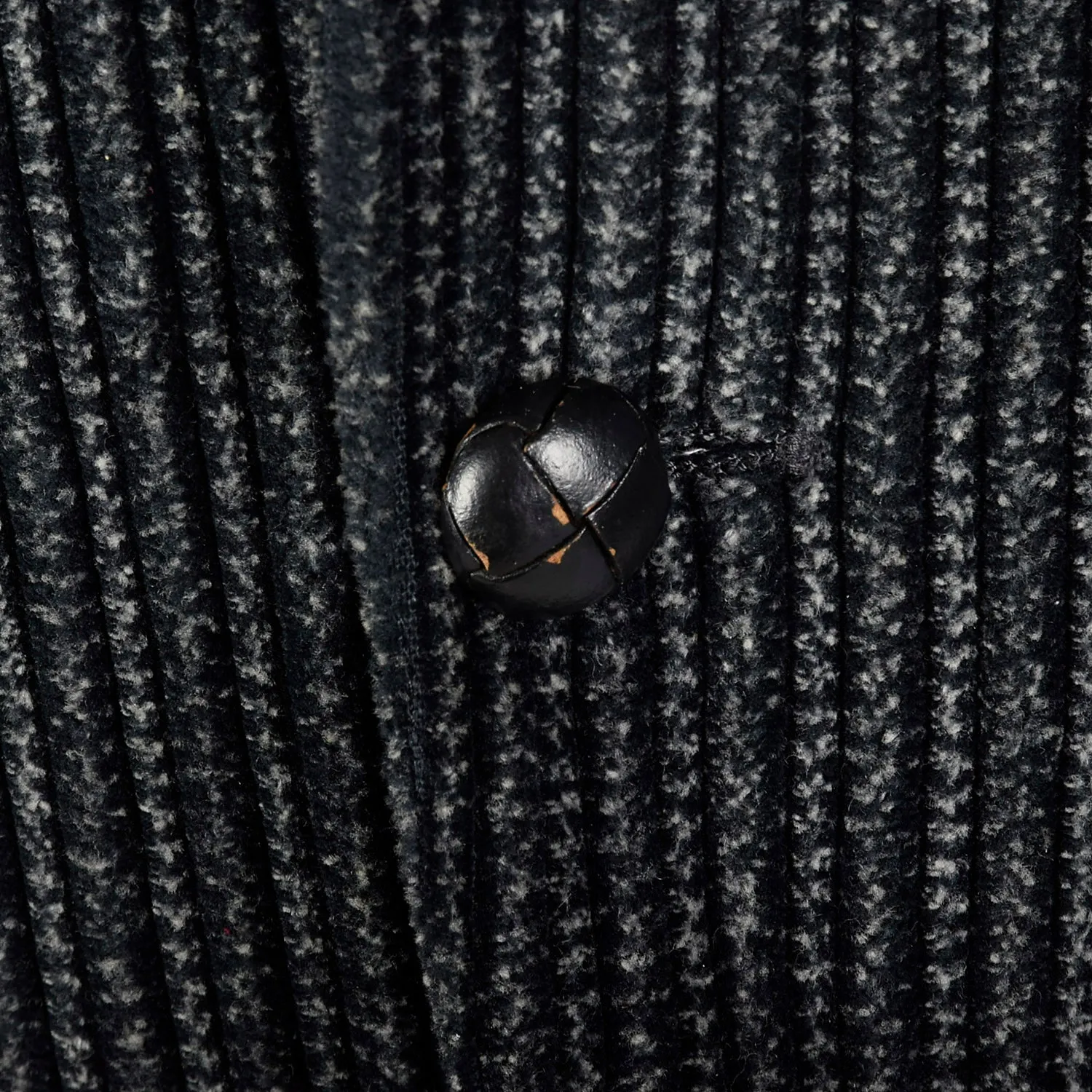 41S  Medium 1980s Charcoal Corduroy Two Piece Suit