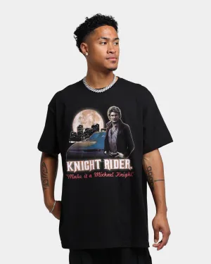 American Thrift X Knight Rider Make It Michael Knight T-Shirt Black