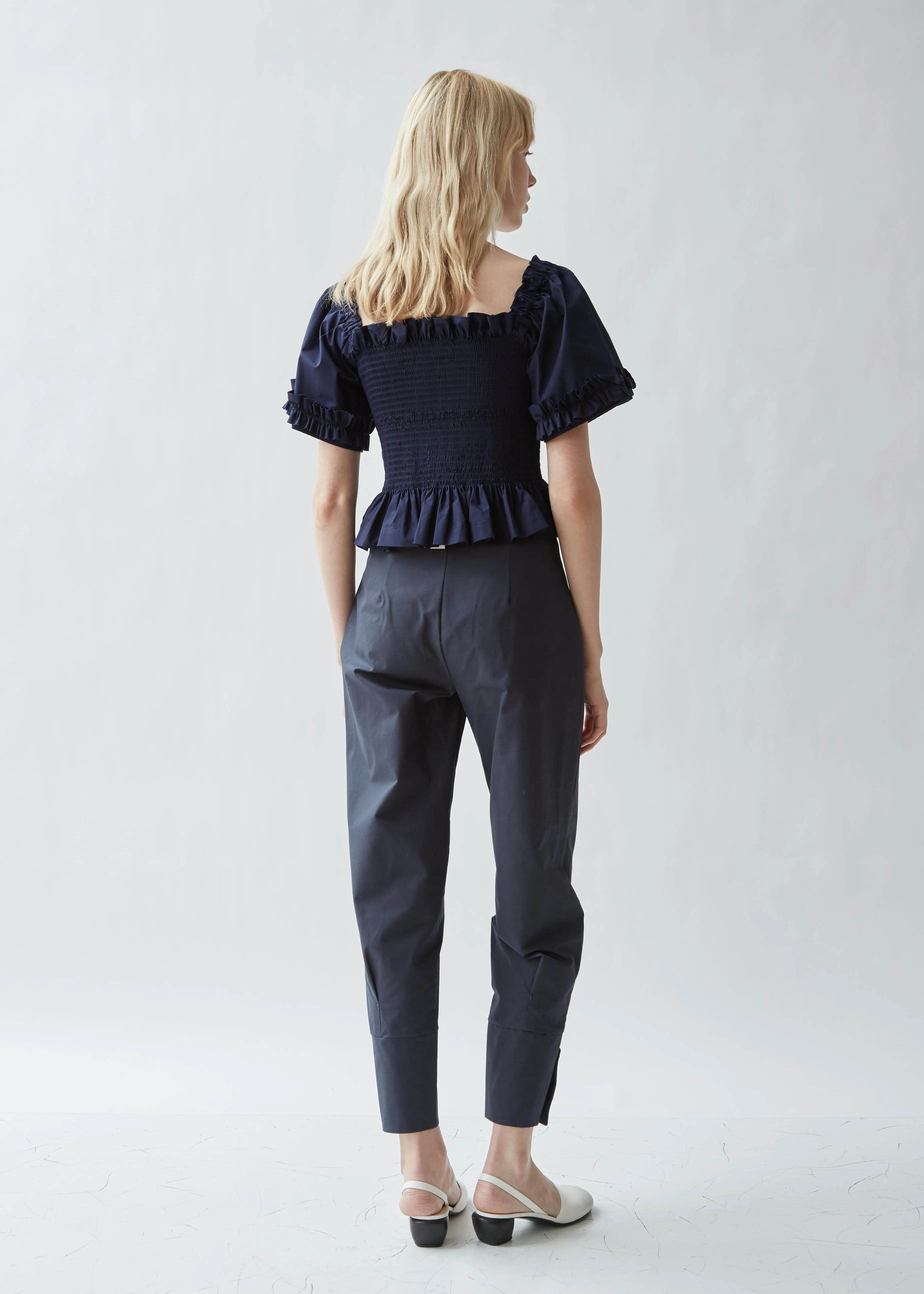 Archie Tapered Cotton Trousers