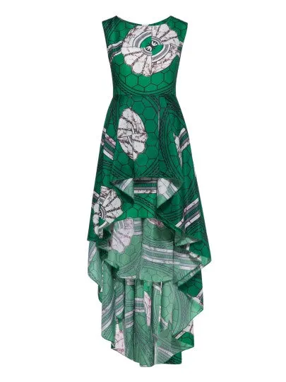 Asym Tiered Maxi Dress
