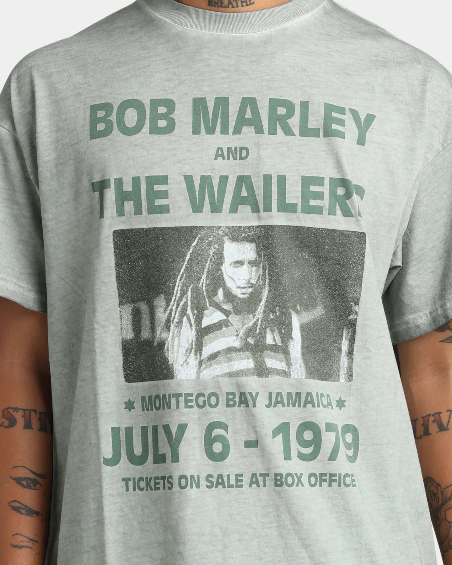 Bob Marley Jarret Park '79 Tour T-Shirt Tie Dye
