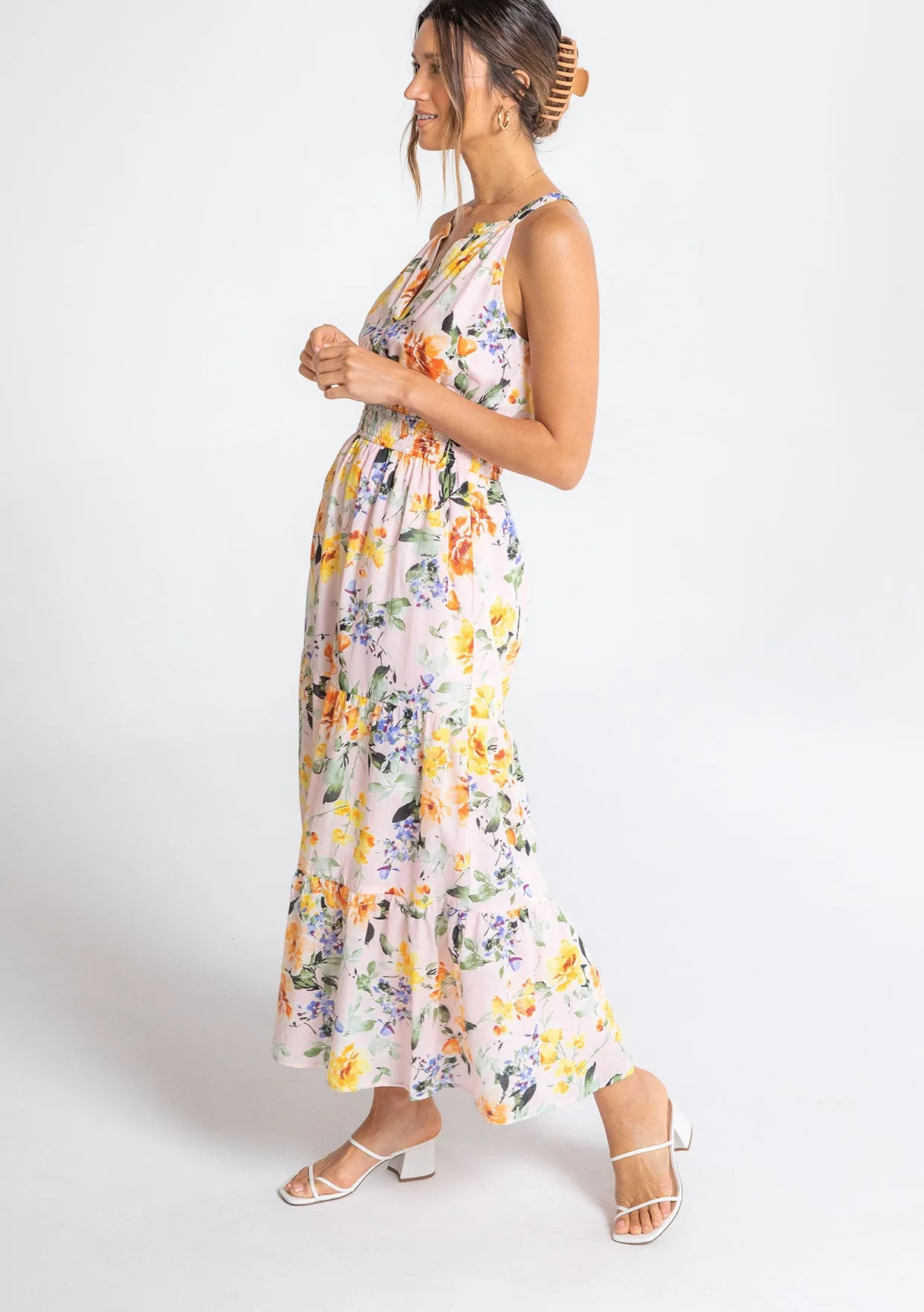 Botanique Halter Maxi Dress