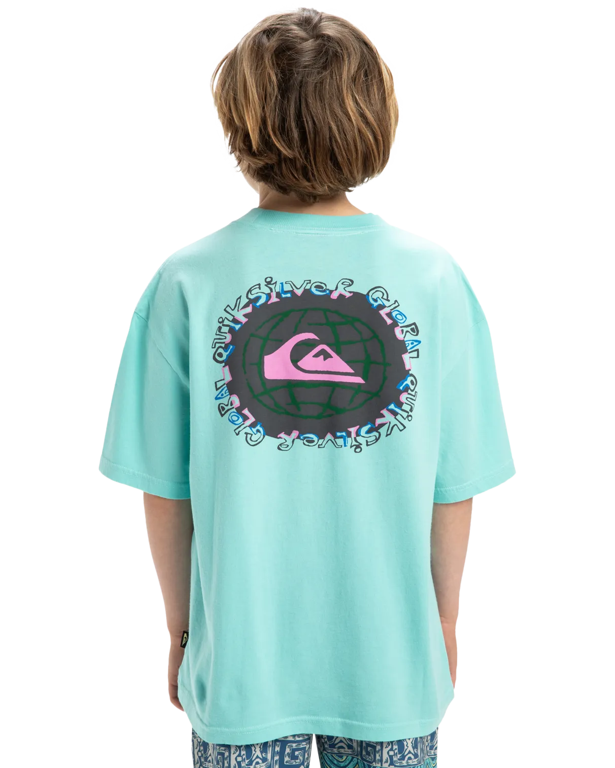 Boys Global Heat T-Shirt in Aqua Sky