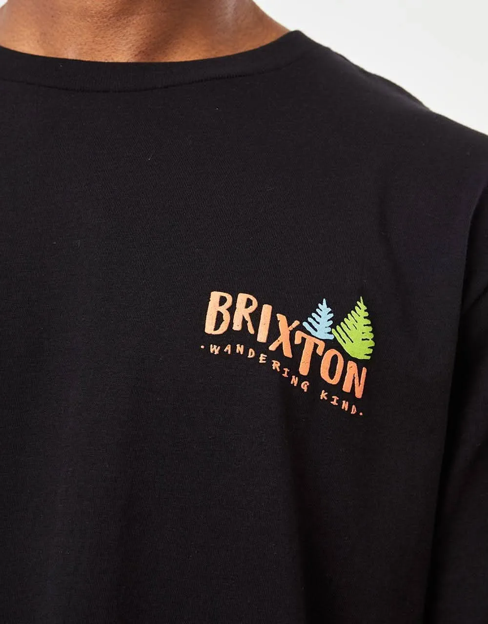 Brixton Highview Standard Fit T-Shirt - Black