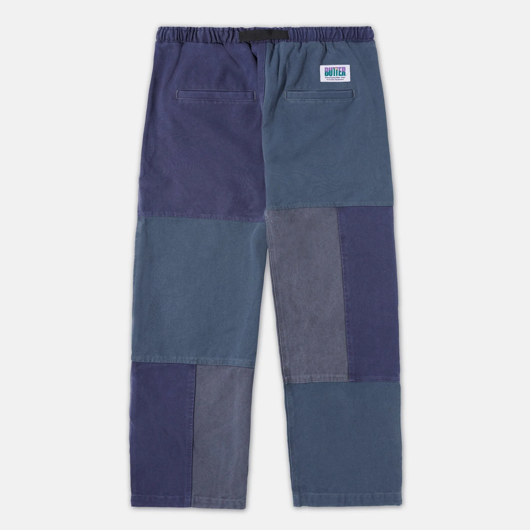 Butter Goods - Washed Canvas Patchwork Pants - Washed Navy