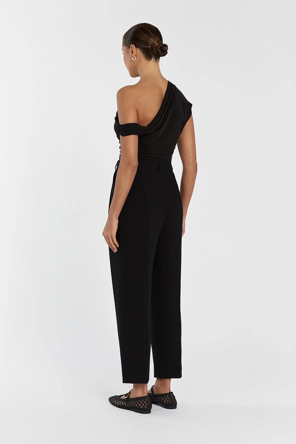 CAREY BLACK TAPERED PANT