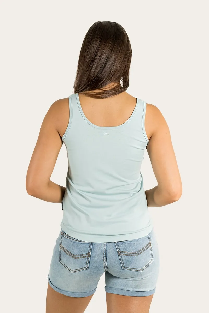 Carlisle Womens Relaxed Scoop Neck Tank - Ether Blue