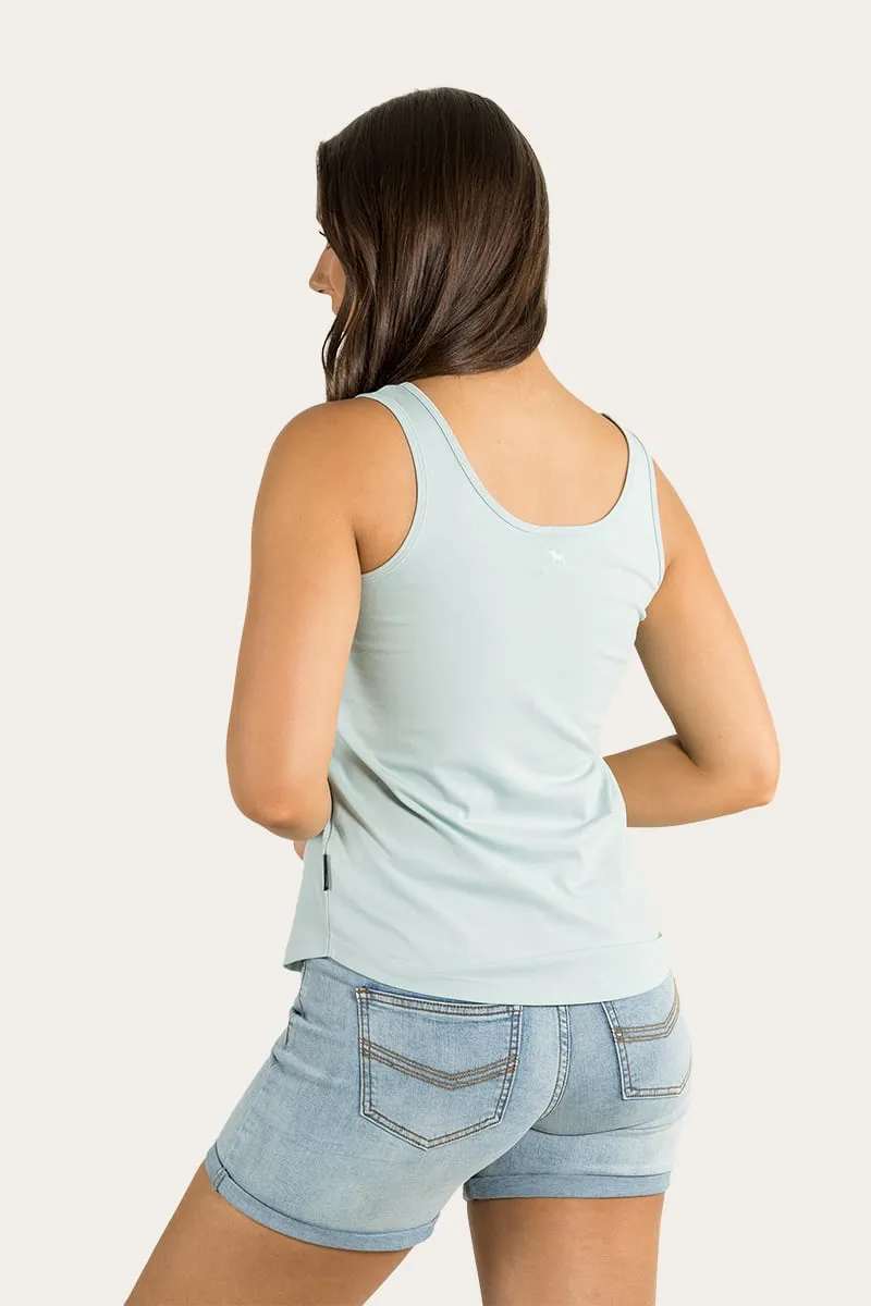 Carlisle Womens Relaxed Scoop Neck Tank - Ether Blue