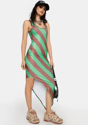 Cool Flirt Striped Dress