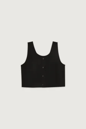 CROPPED TEXTURED TANK