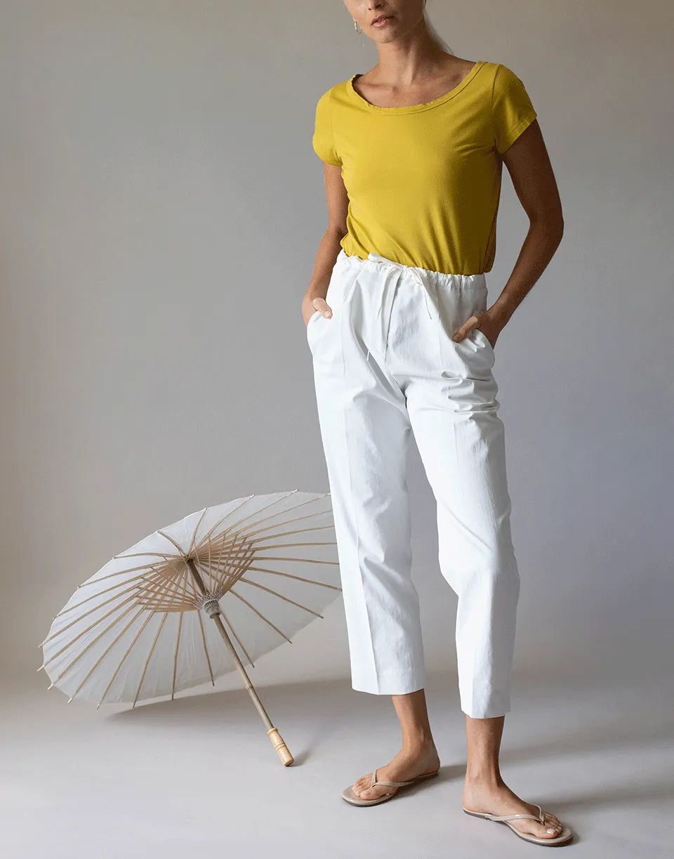 Drawstring Cropped Pant