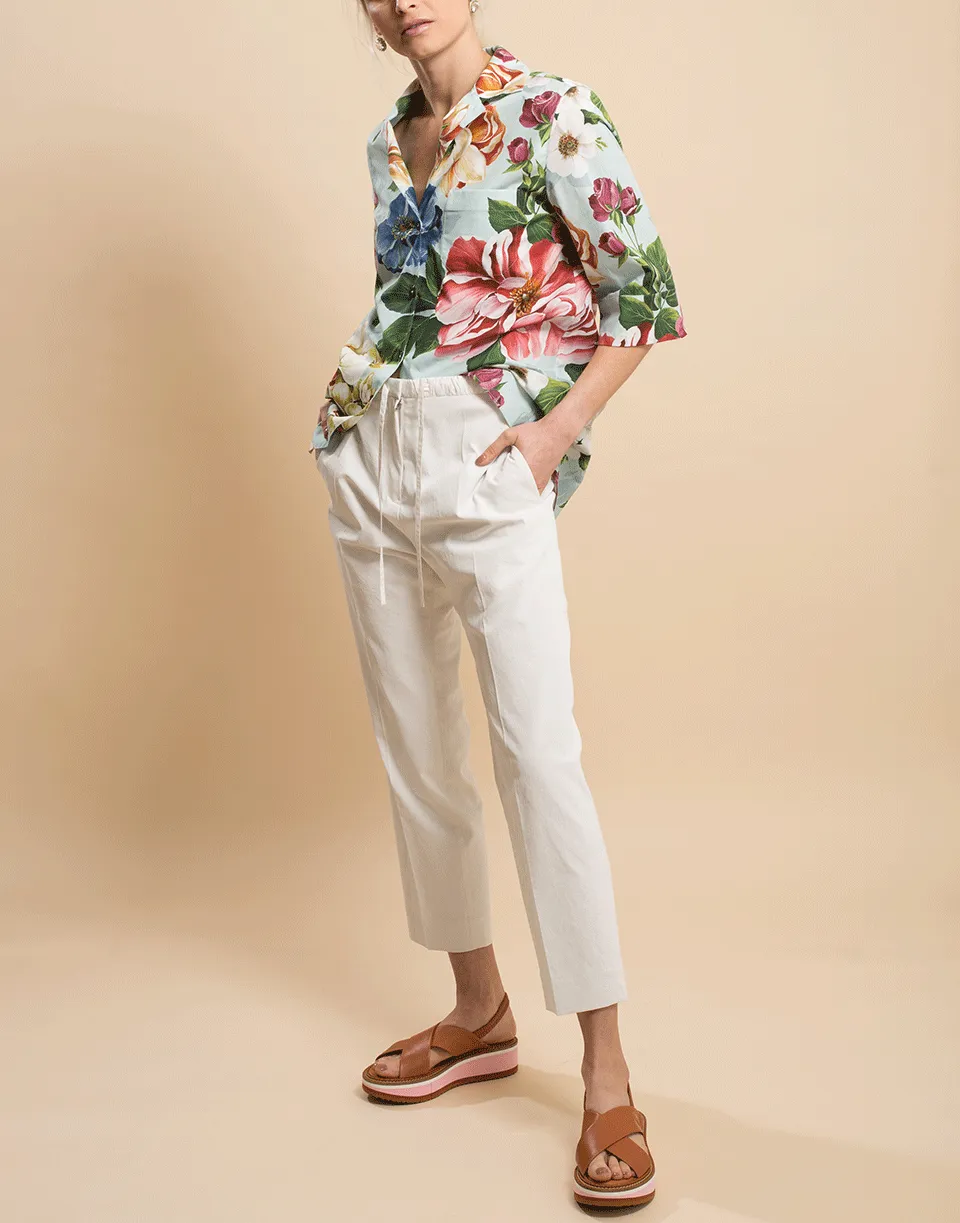 Drawstring Cropped Pant