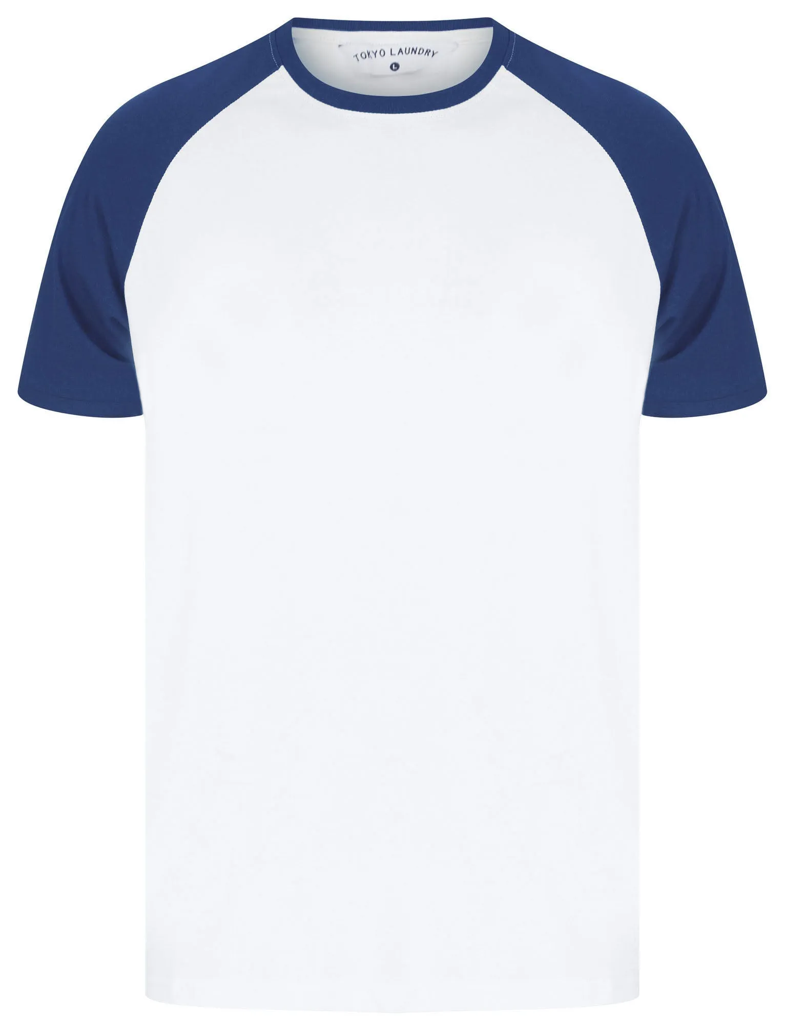 Dunswell (3 Pack) Raglan Sleeve Cotton Jersey Basic T-Shirt Set In Red / Blue / Grey Marl - Tokyo Laundry