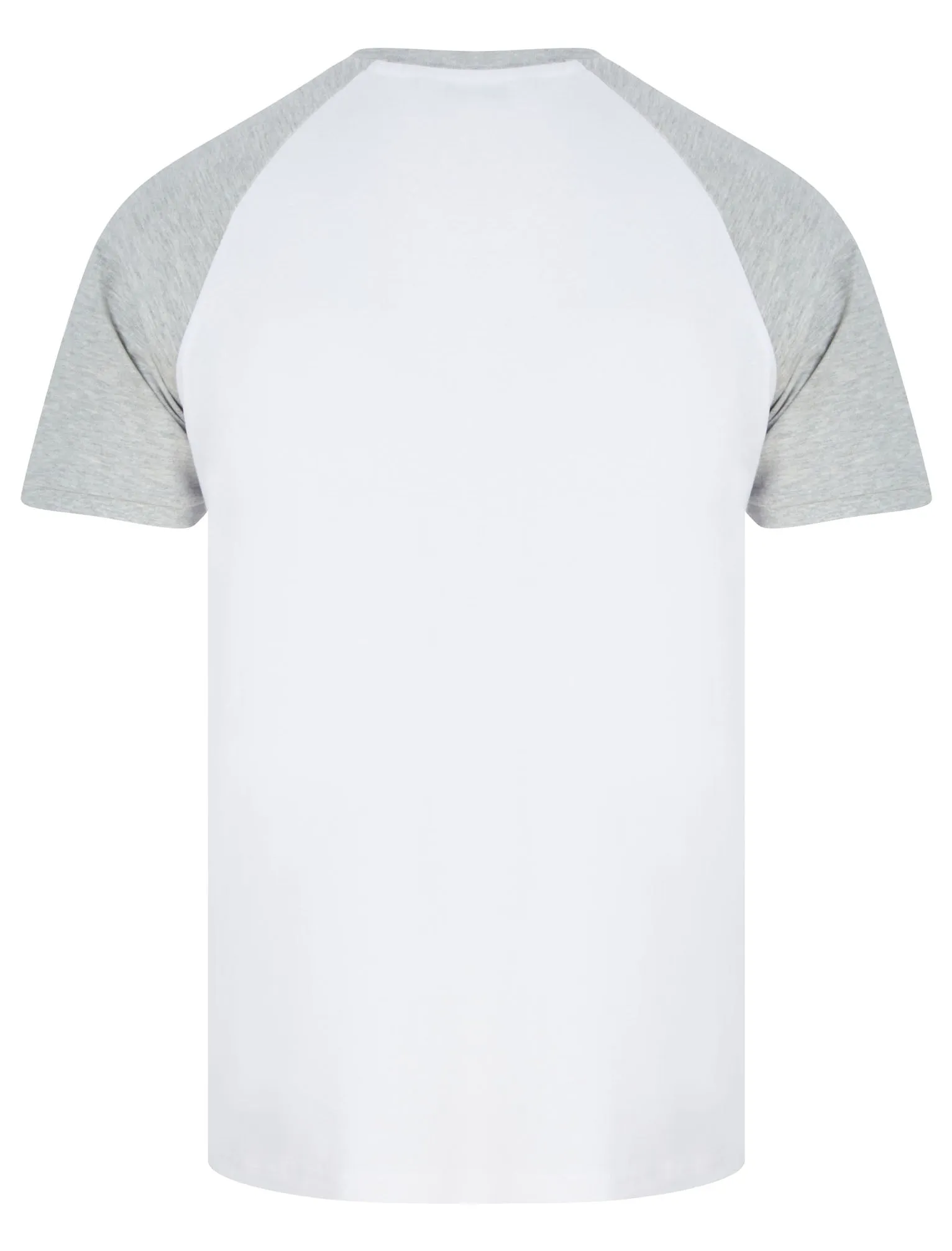 Dunswell (3 Pack) Raglan Sleeve Cotton Jersey Basic T-Shirt Set In Red / Blue / Grey Marl - Tokyo Laundry