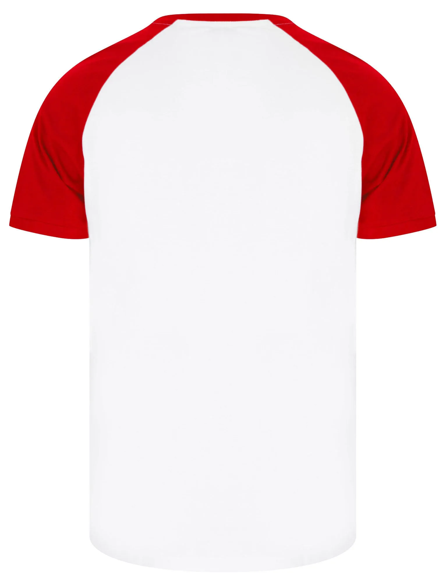 Dunswell (3 Pack) Raglan Sleeve Cotton Jersey Basic T-Shirt Set In Red / Blue / Grey Marl - Tokyo Laundry
