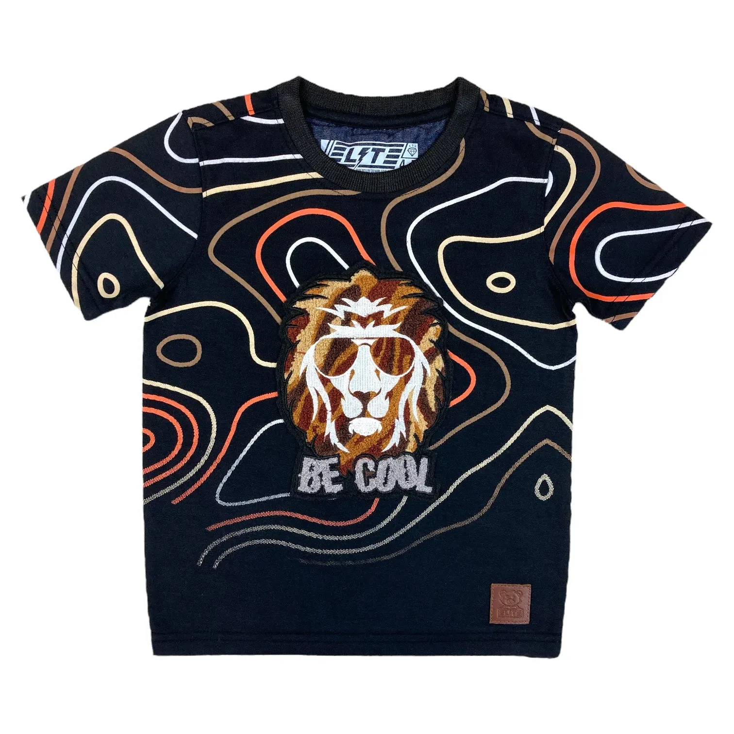 Elite Denim Kids 'Be Cool' T-Shirt (Mocha) 4179-JR
