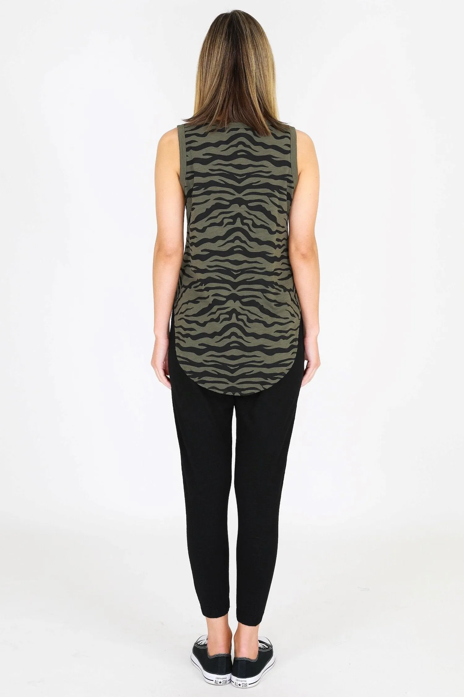 Eloise Zebra Print Tank Top