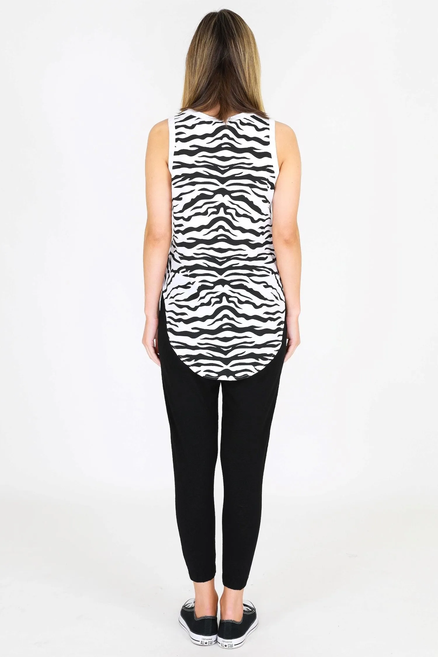 Eloise Zebra Print Tank Top