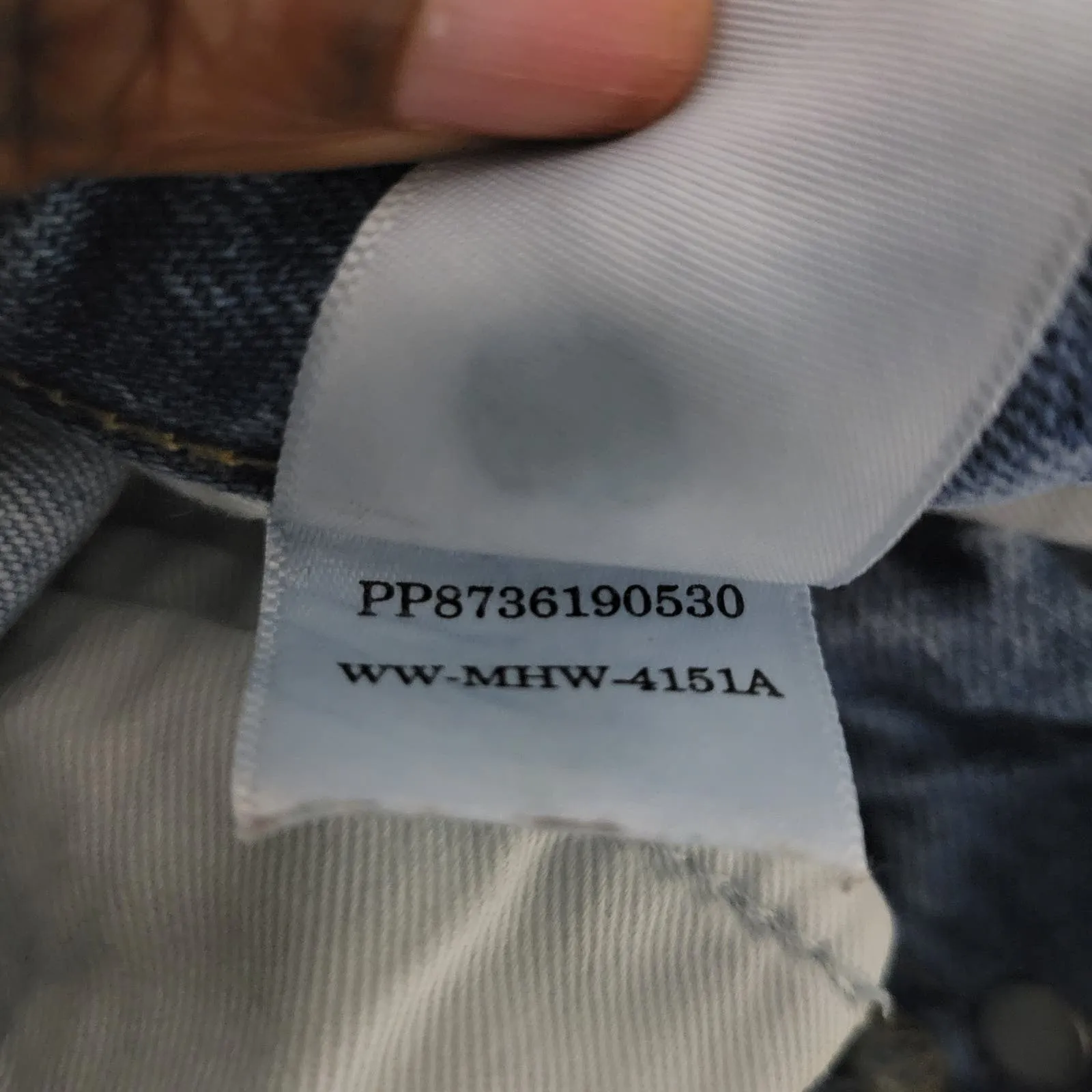 Everlane The Cheeky Short Blue Light Stonewashed Denim Jeans High Rise Button Fly Frayed Size 23
