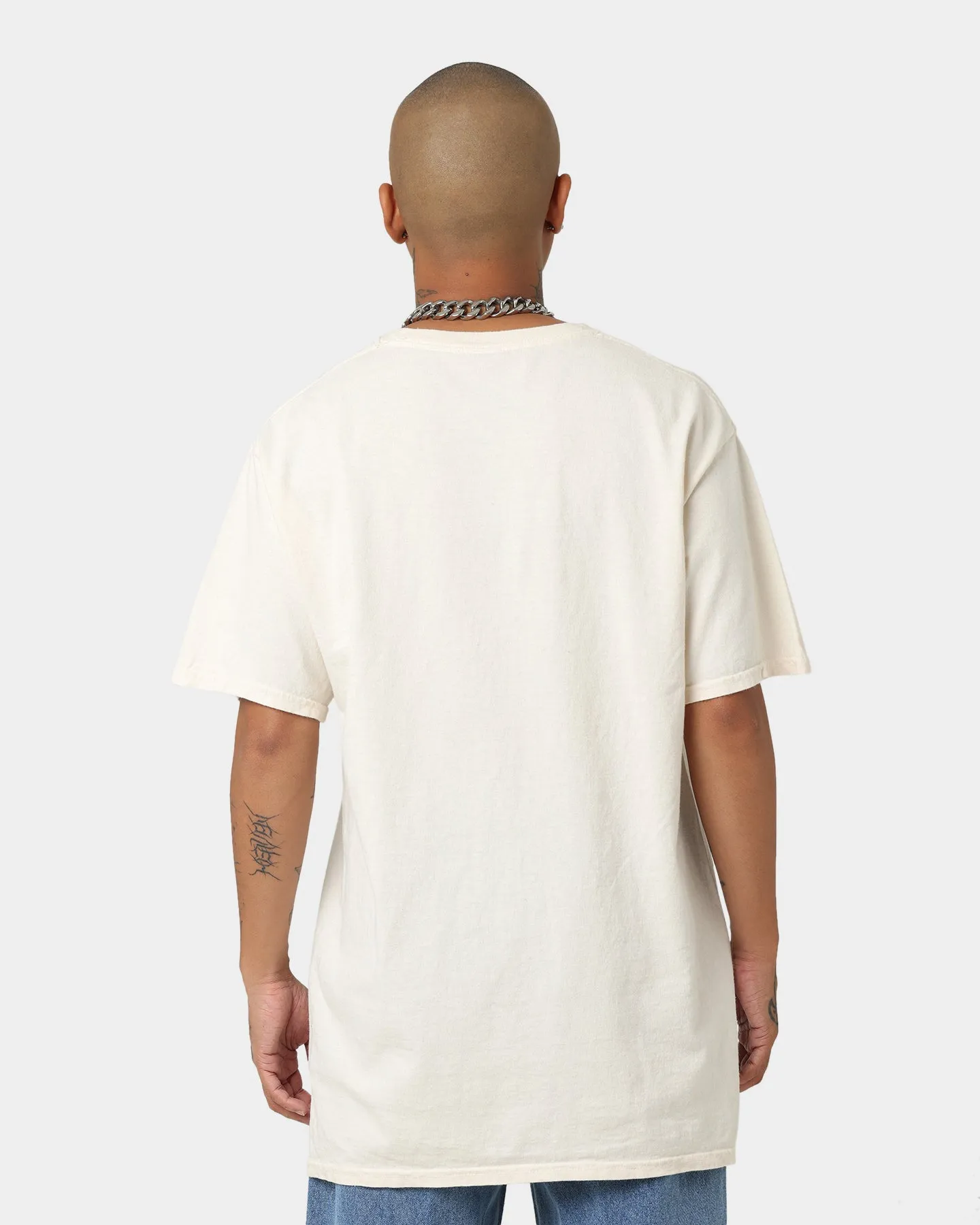 Goat Crew Bob Cut Skelly T-Shirt Off White