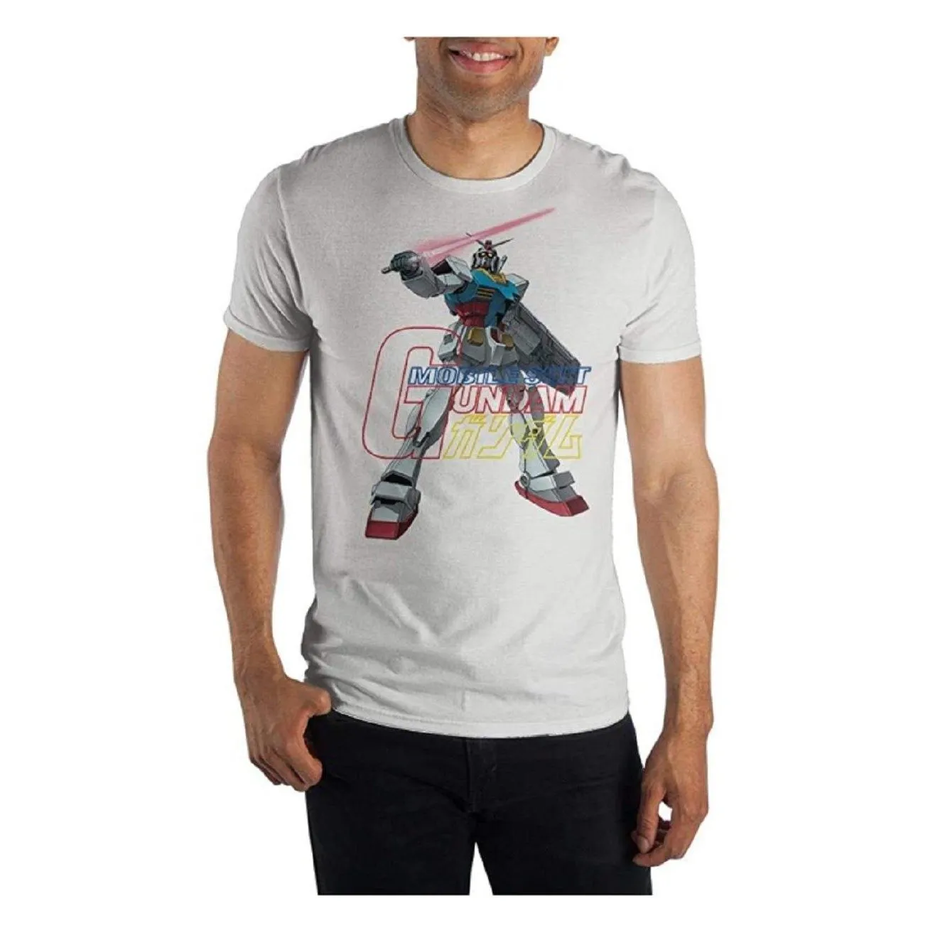 Gundam Mobile Suit Anime Cartoon Adult T Shirt
