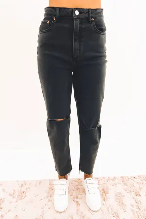 High Moms Slim Jean Infinity Rip