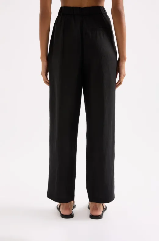 Ingrid Linen Pant Black