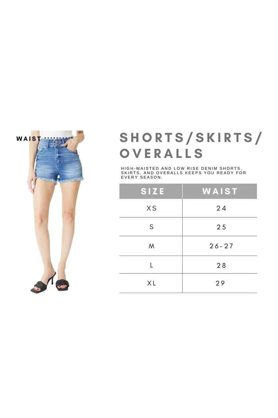Kan Can USA High Rise Mom Shorts