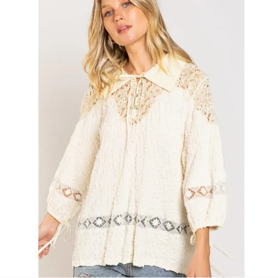 Lace Detailed Blouse