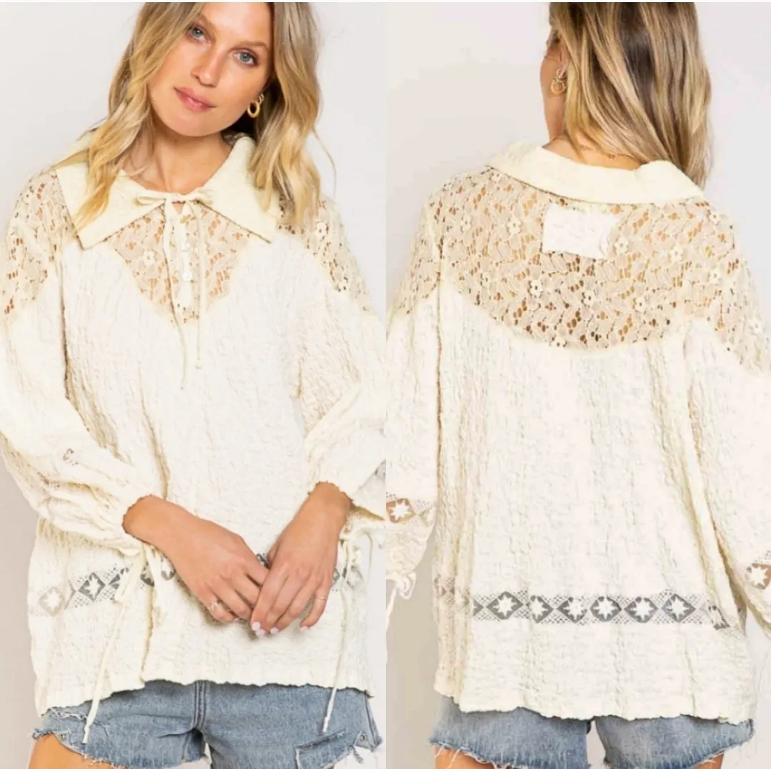 Lace Detailed Blouse