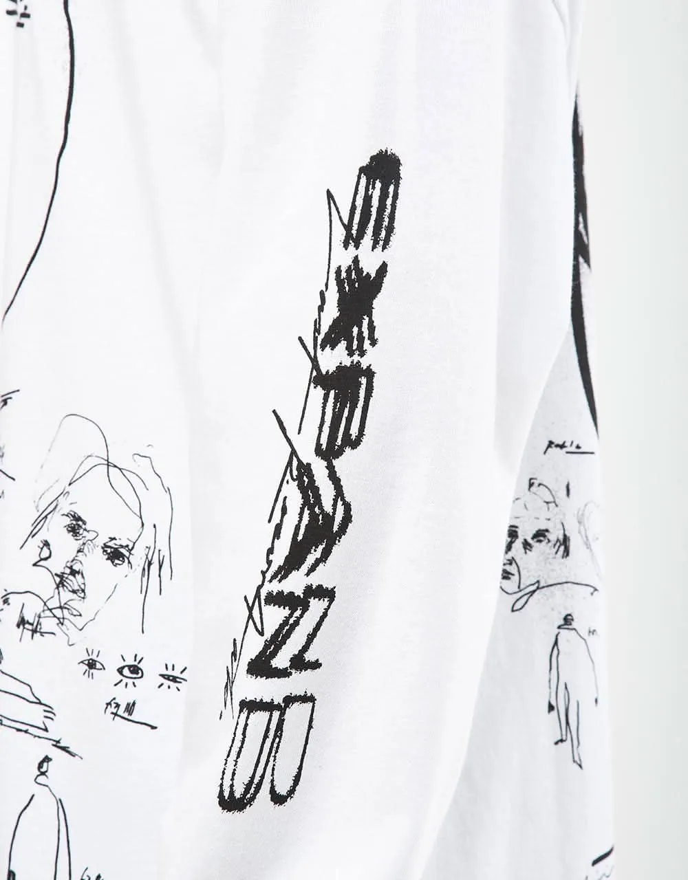 Last Resort AB x Julian Smith Expando L/S T-Shirt - White/Black