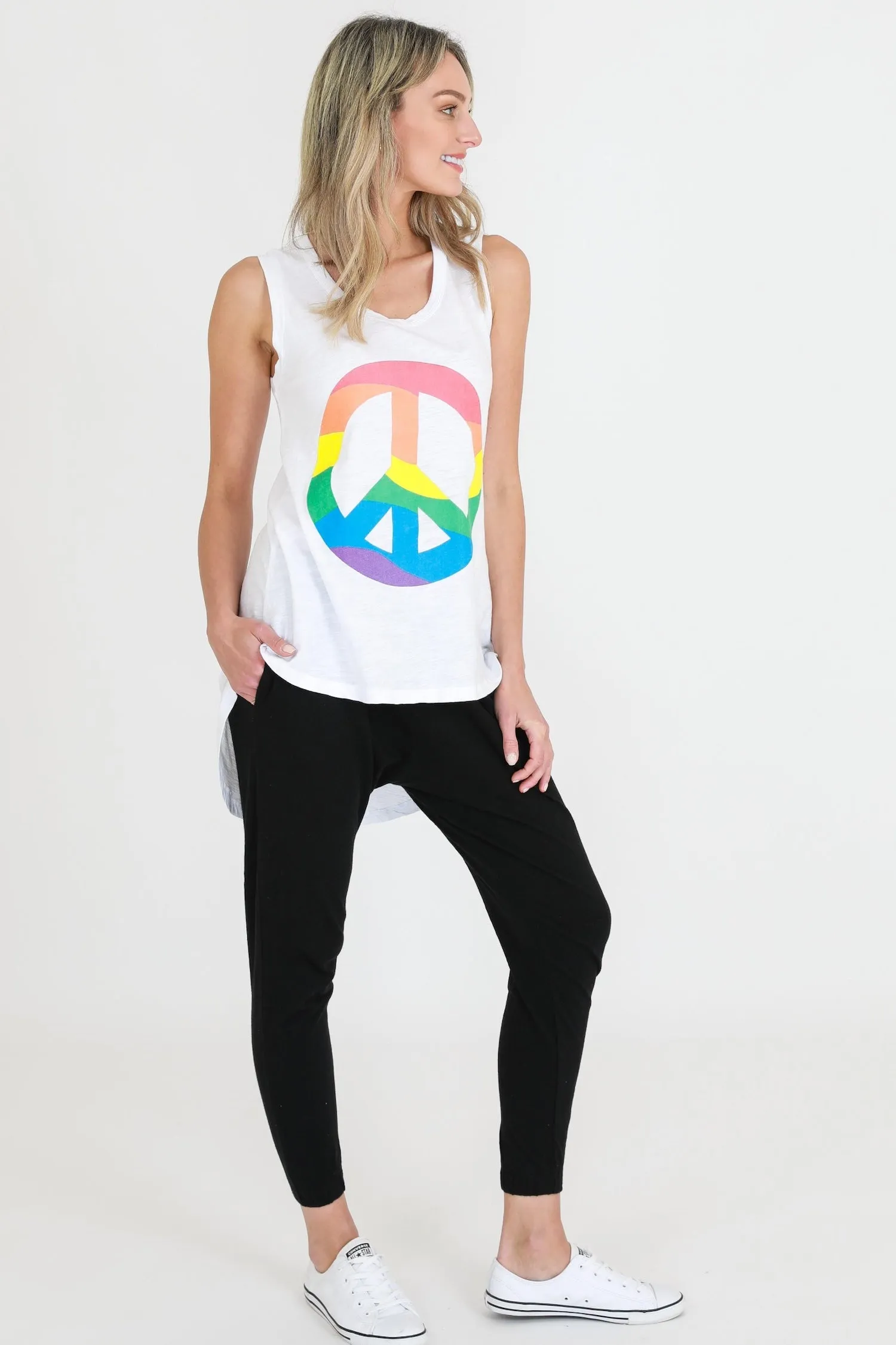 Melanie Peace Tank Top