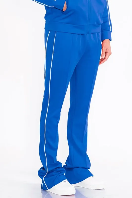 Mens Side Pocket Stacked Flare Pants