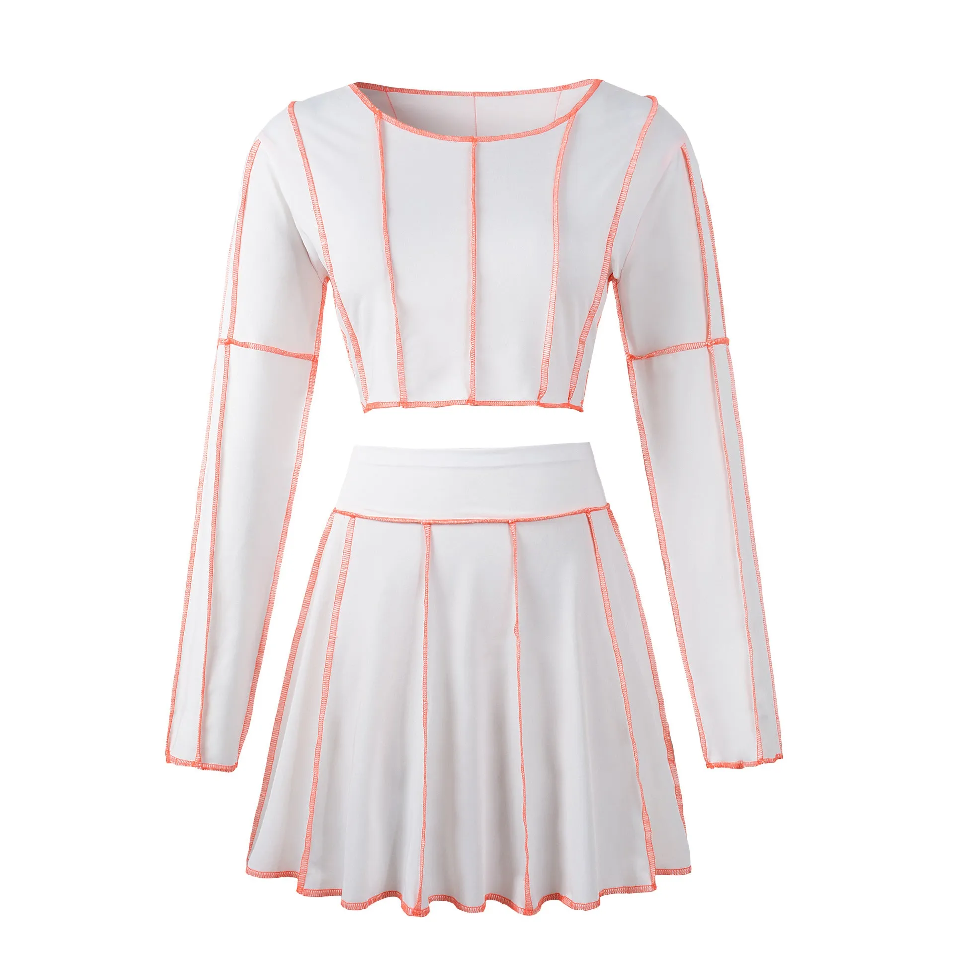 Mini pleated skirt and top set - girl season boutique