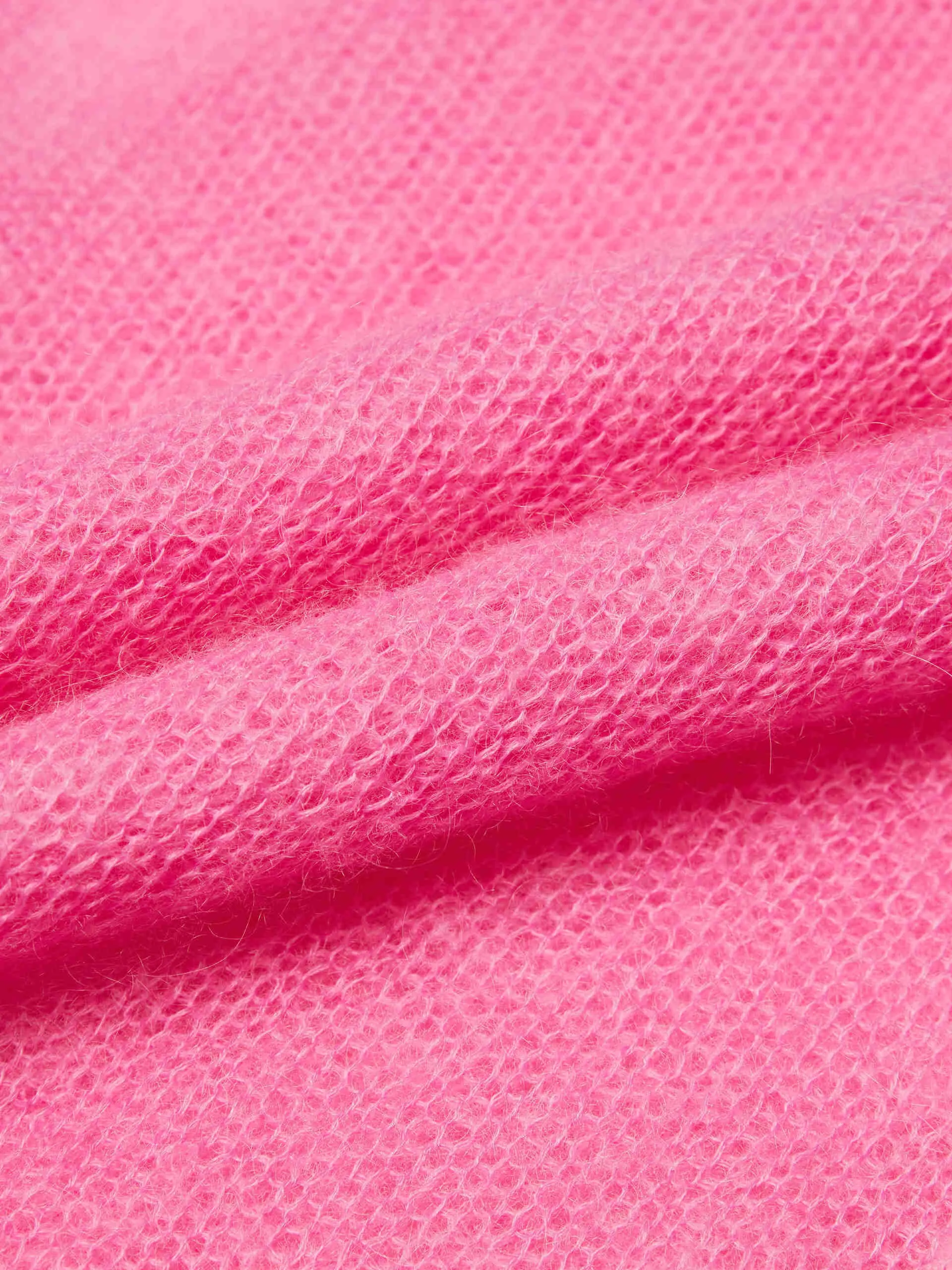 Mohair Blend Knit Cardigan