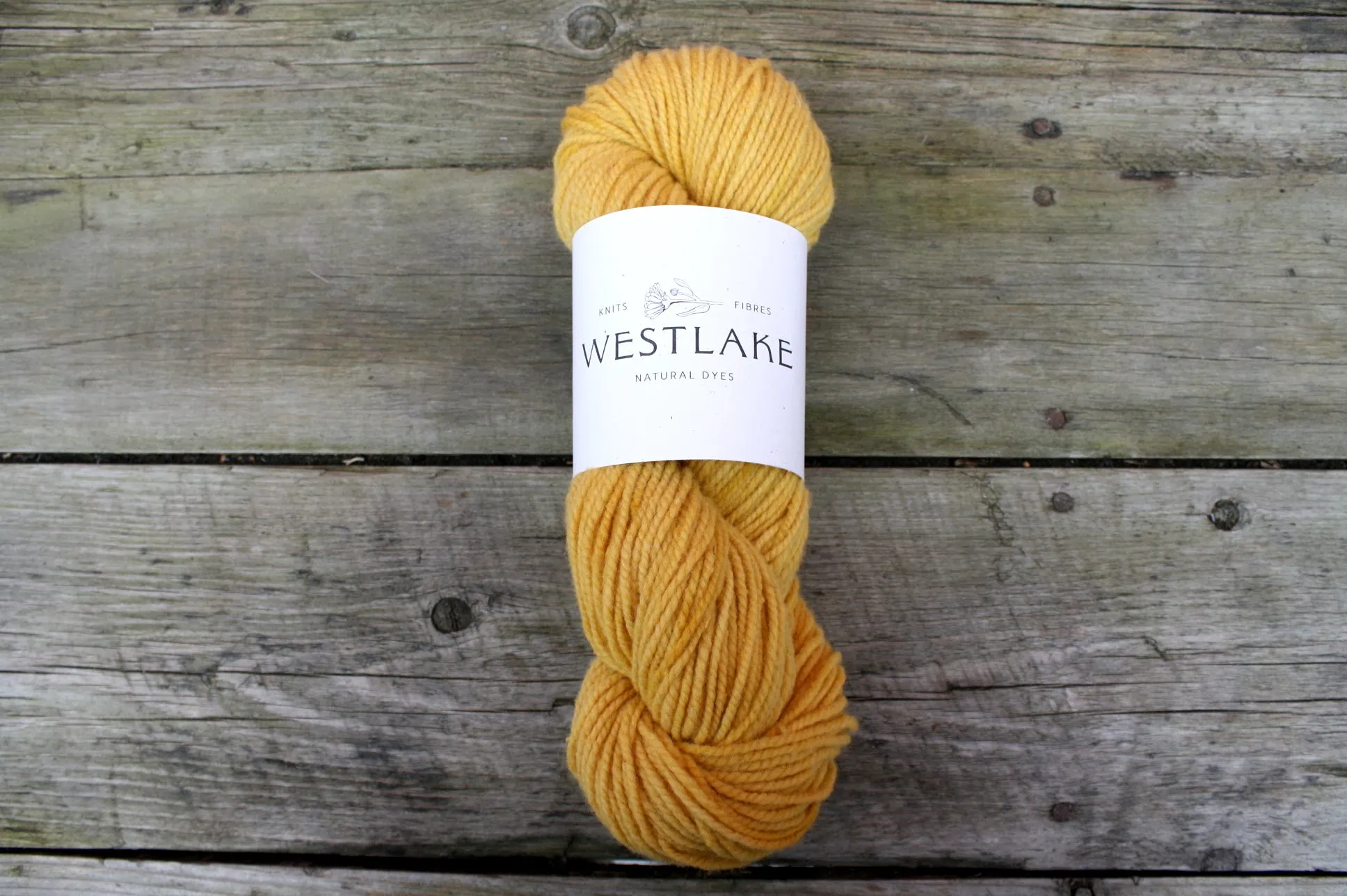 Mustard Marigold Dyed Canadian Wool