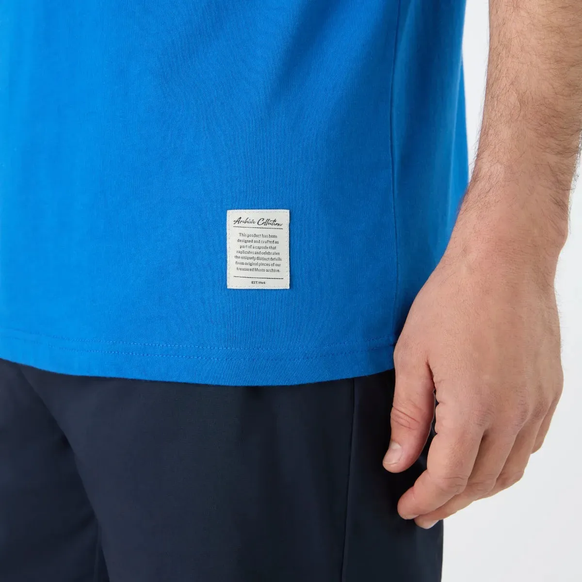 MUSTO MEN'S 64 TRI-COLOUR SHORT-SLEEVE T-SHIRT