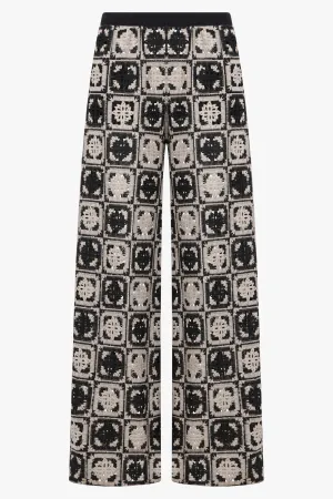 PALAZZO PANTS | MINI TILES MACRAME