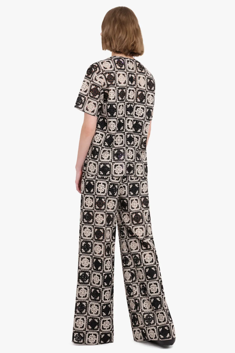 PALAZZO PANTS | MINI TILES MACRAME