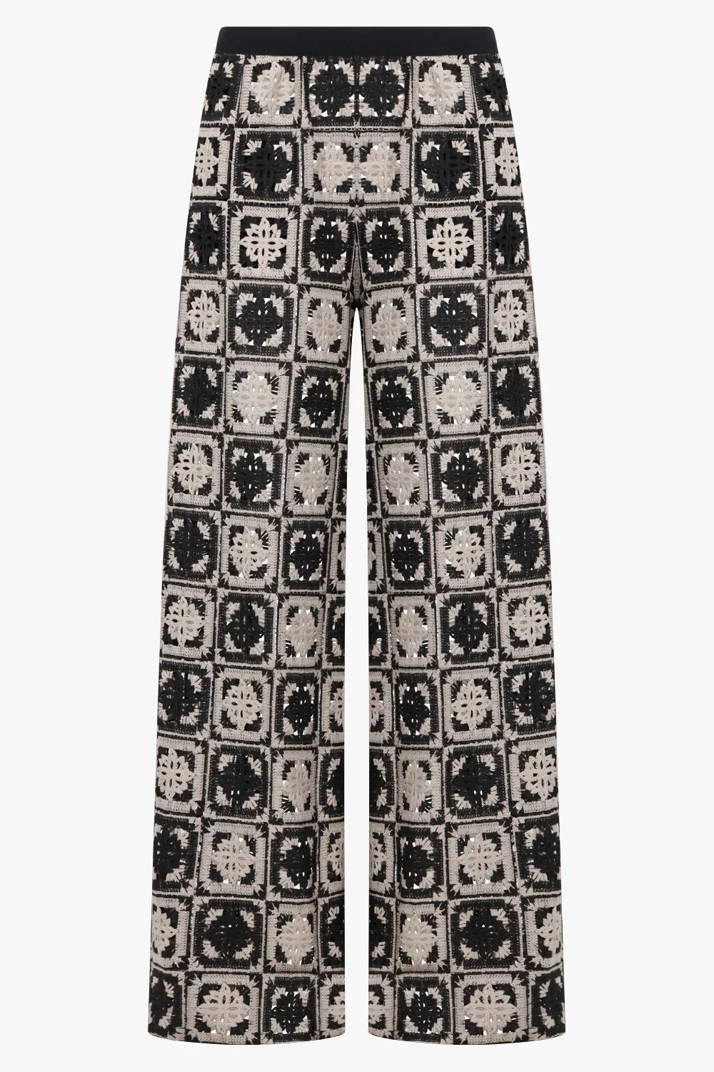PALAZZO PANTS | MINI TILES MACRAME
