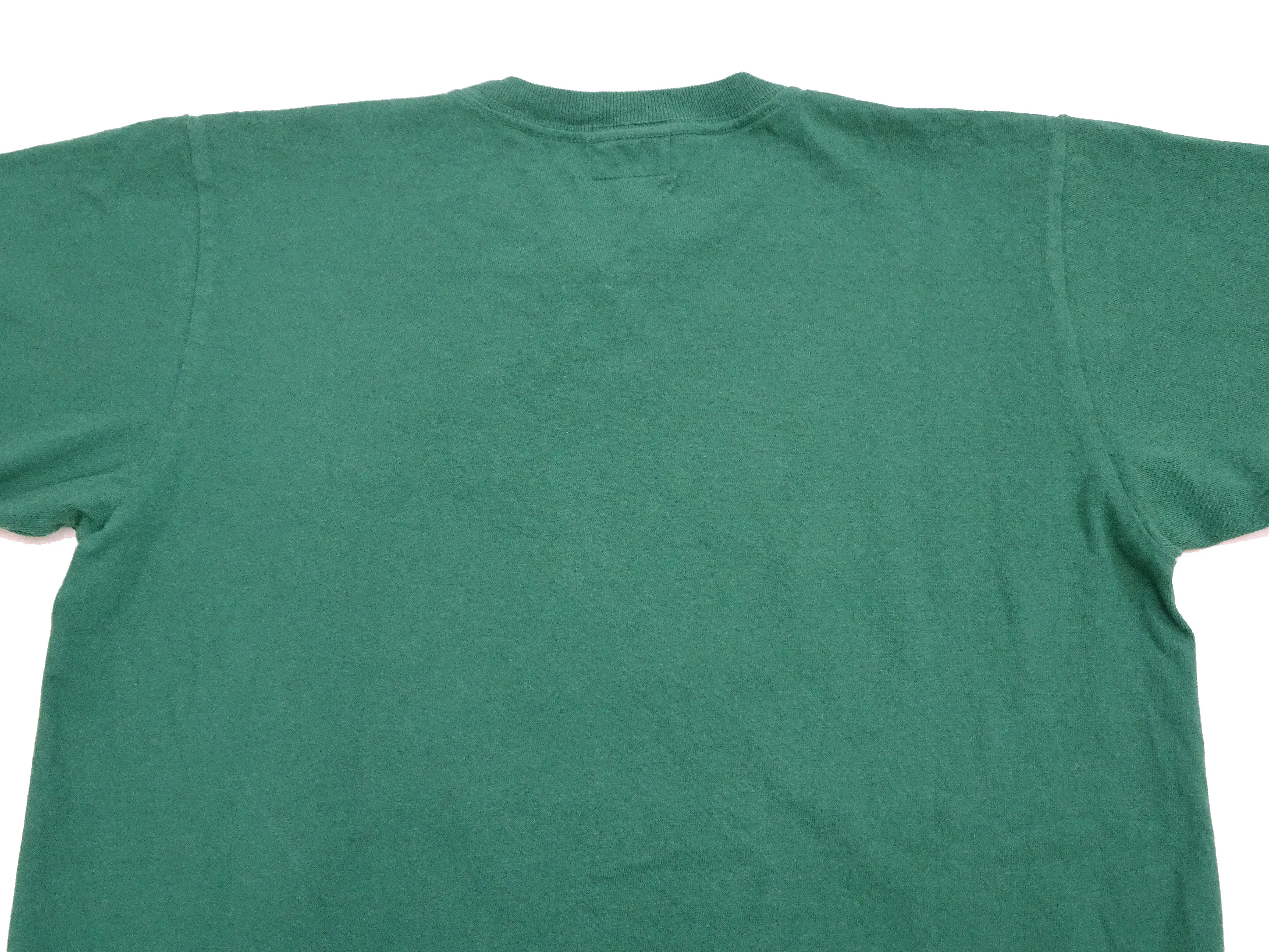 Pherrows T-Shirt Men's Short Sleeve Graphic Print Brand Logo Tee Pherrow's 24S-PT1 Green