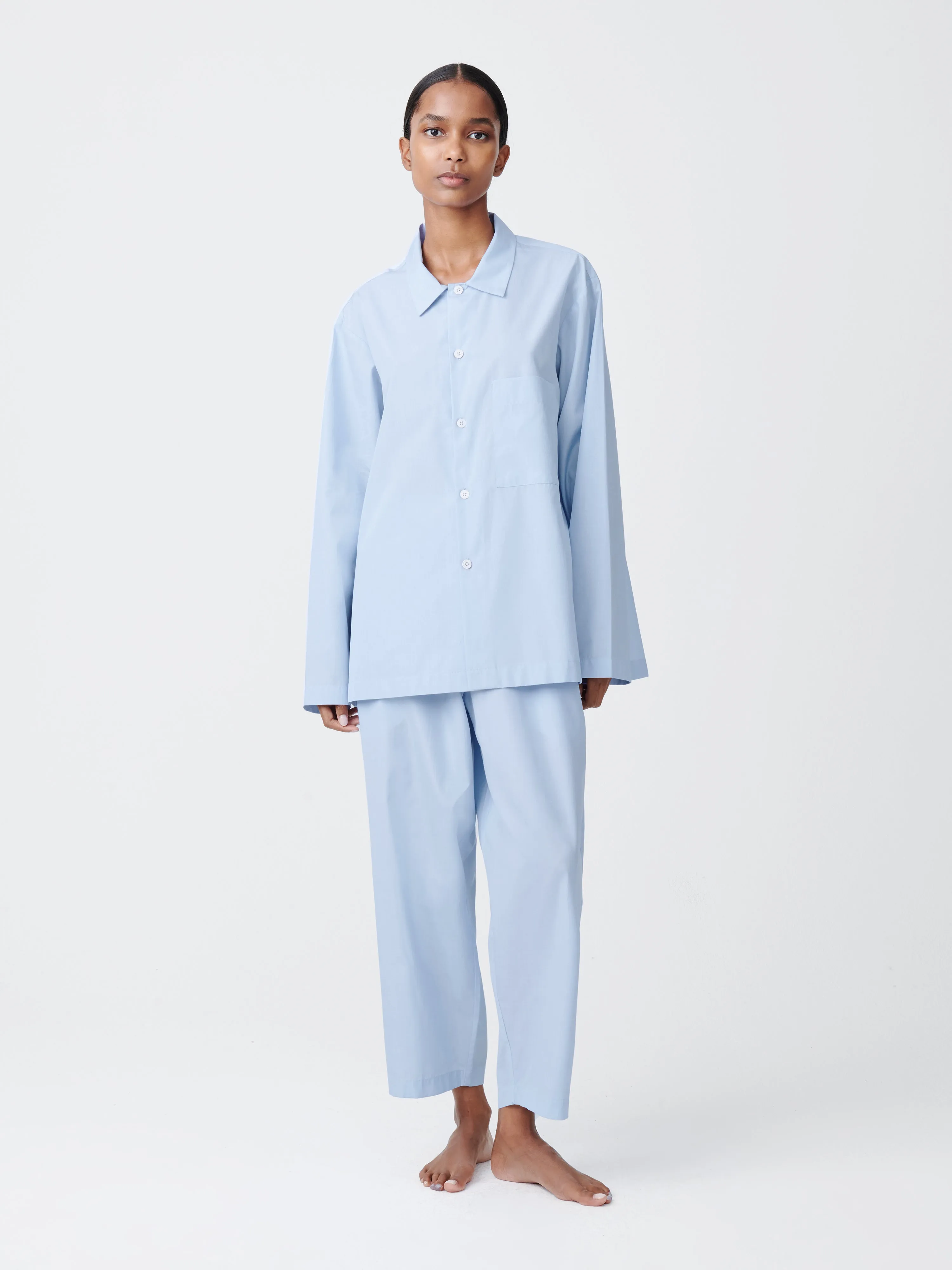 PJ Pant Set in Pale Blue