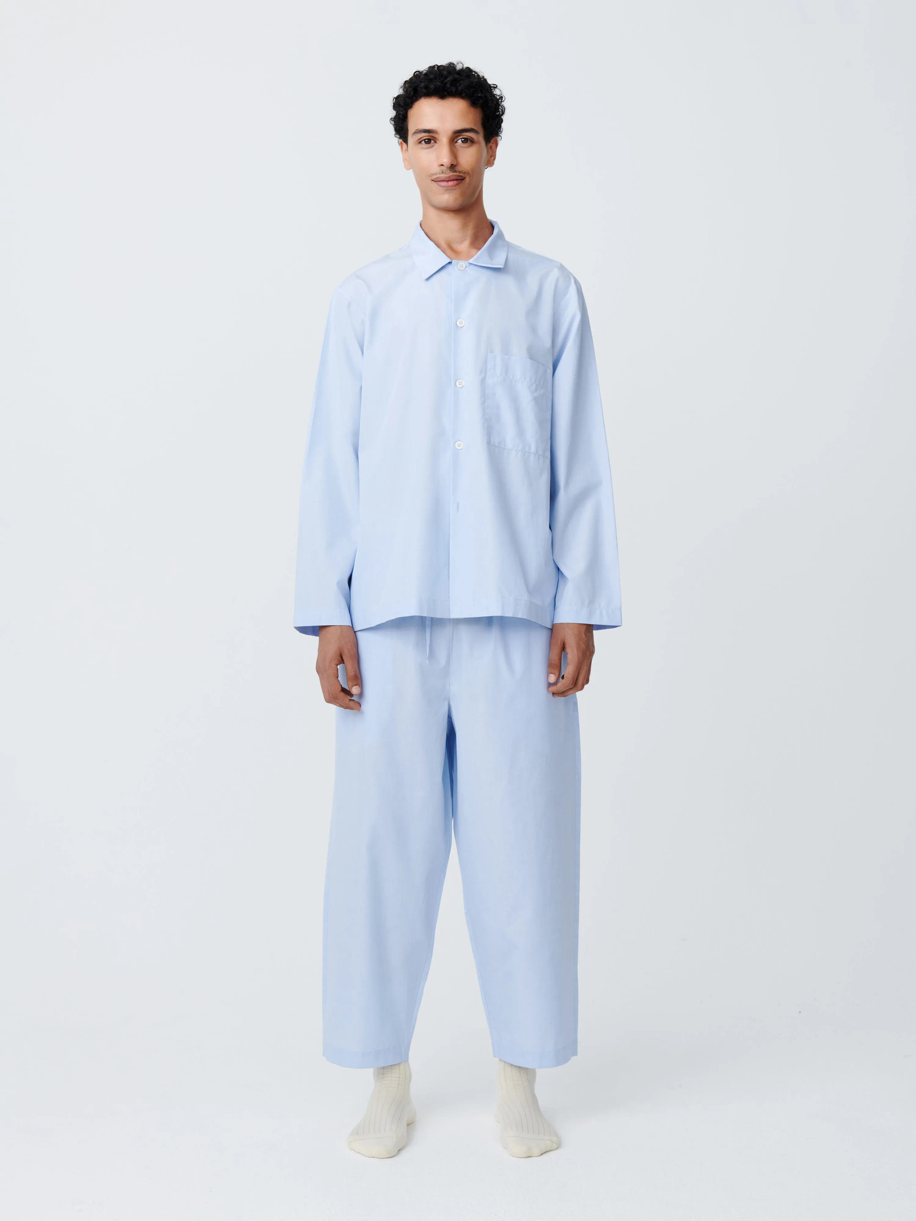 PJ Pant Set in Pale Blue