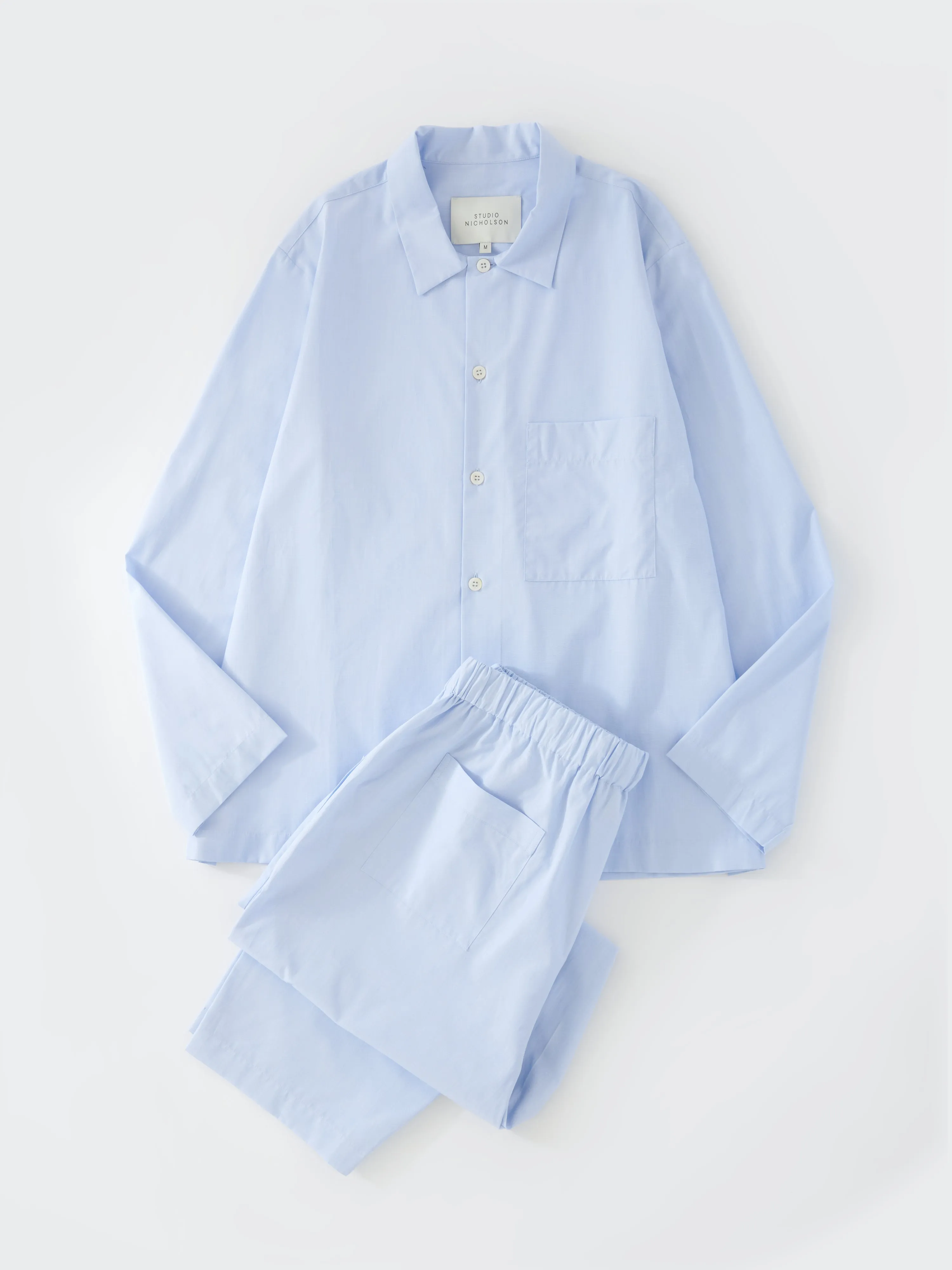 PJ Pant Set in Pale Blue
