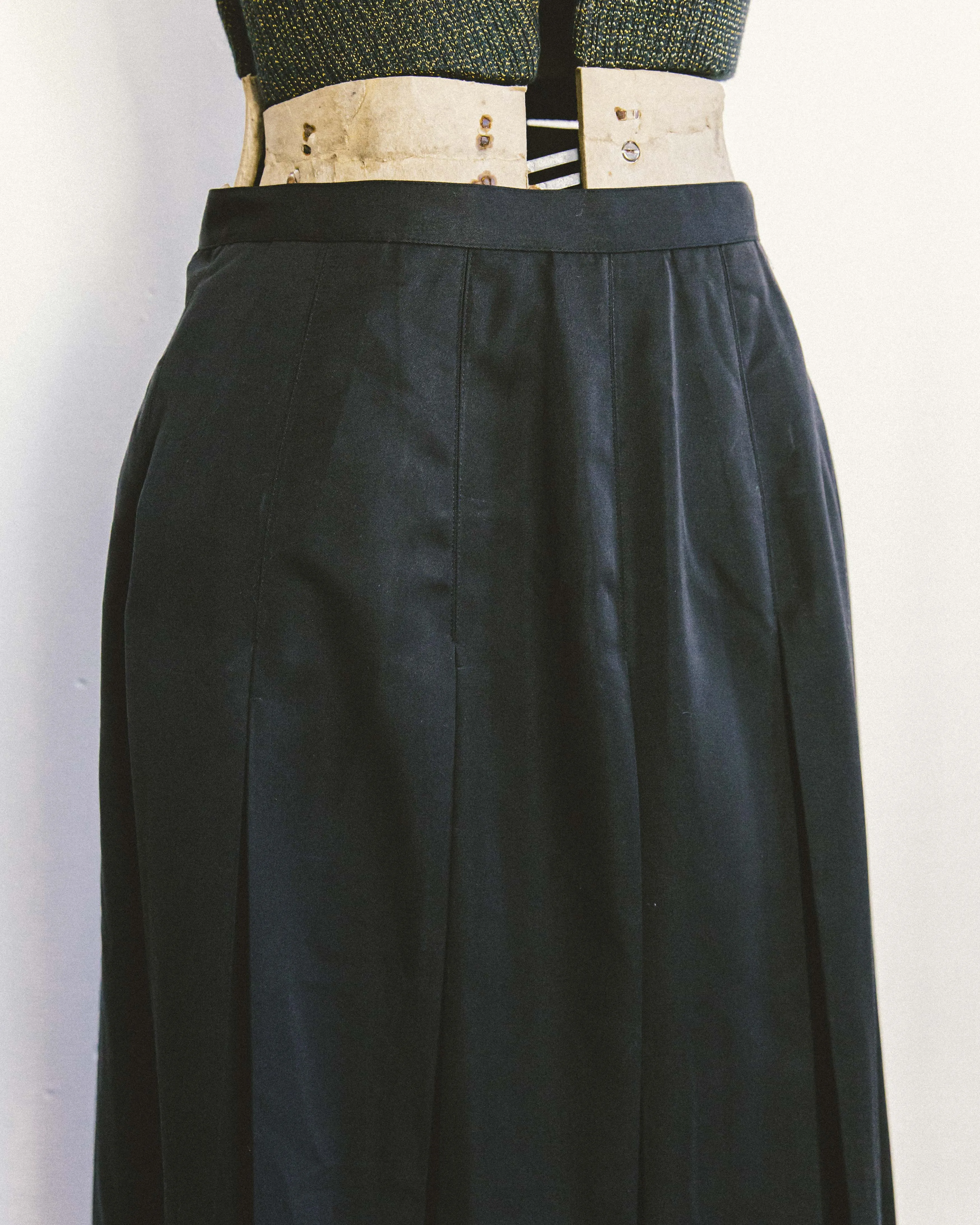 Pleated Maxi Skirt