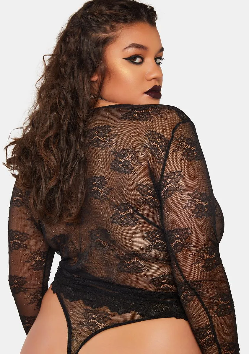 Plus Better Late Than Never Lingerie Set