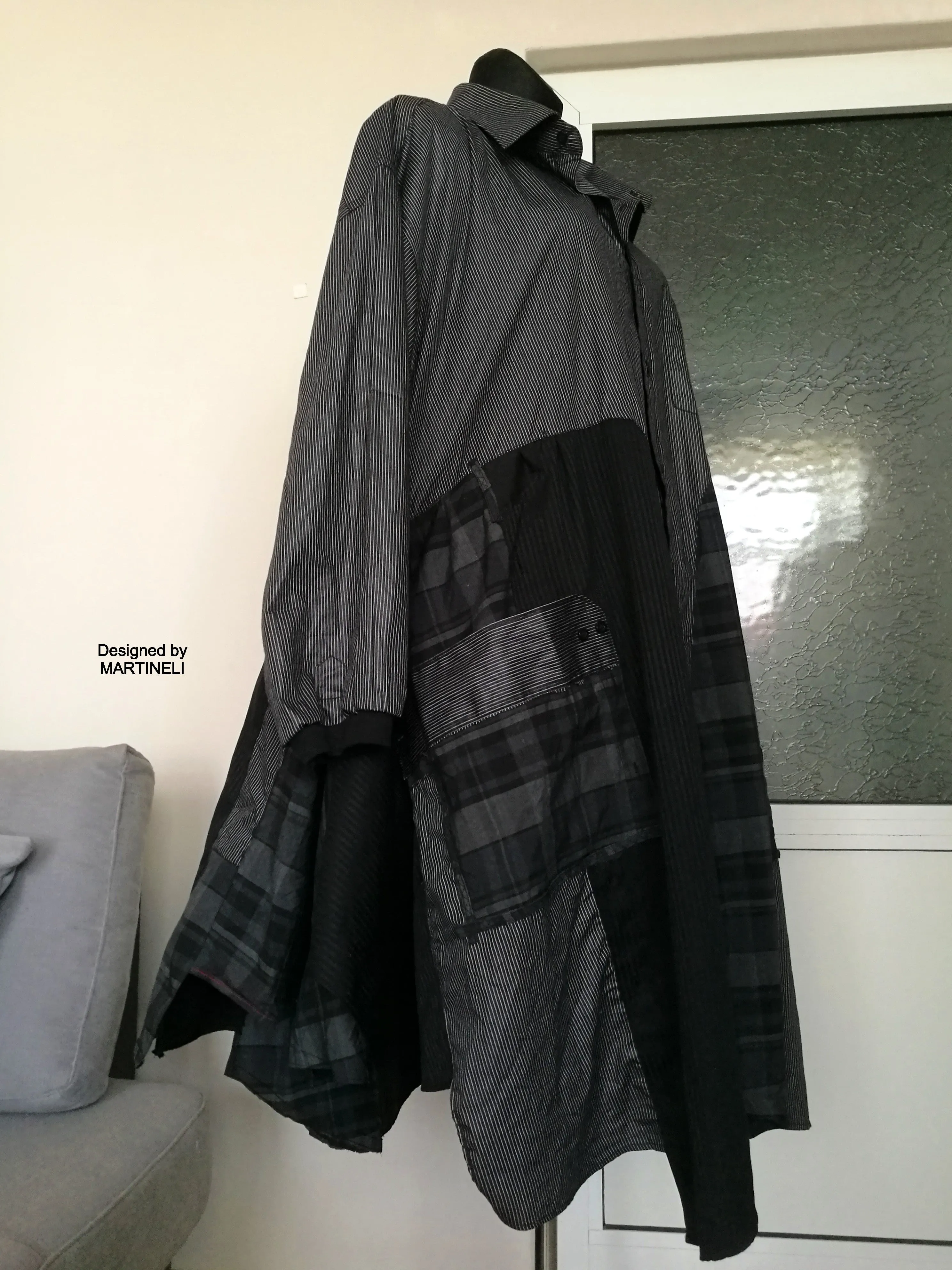 Plus Size Black Jacket Dress 5XL Maxi Boho Outfits For Women
