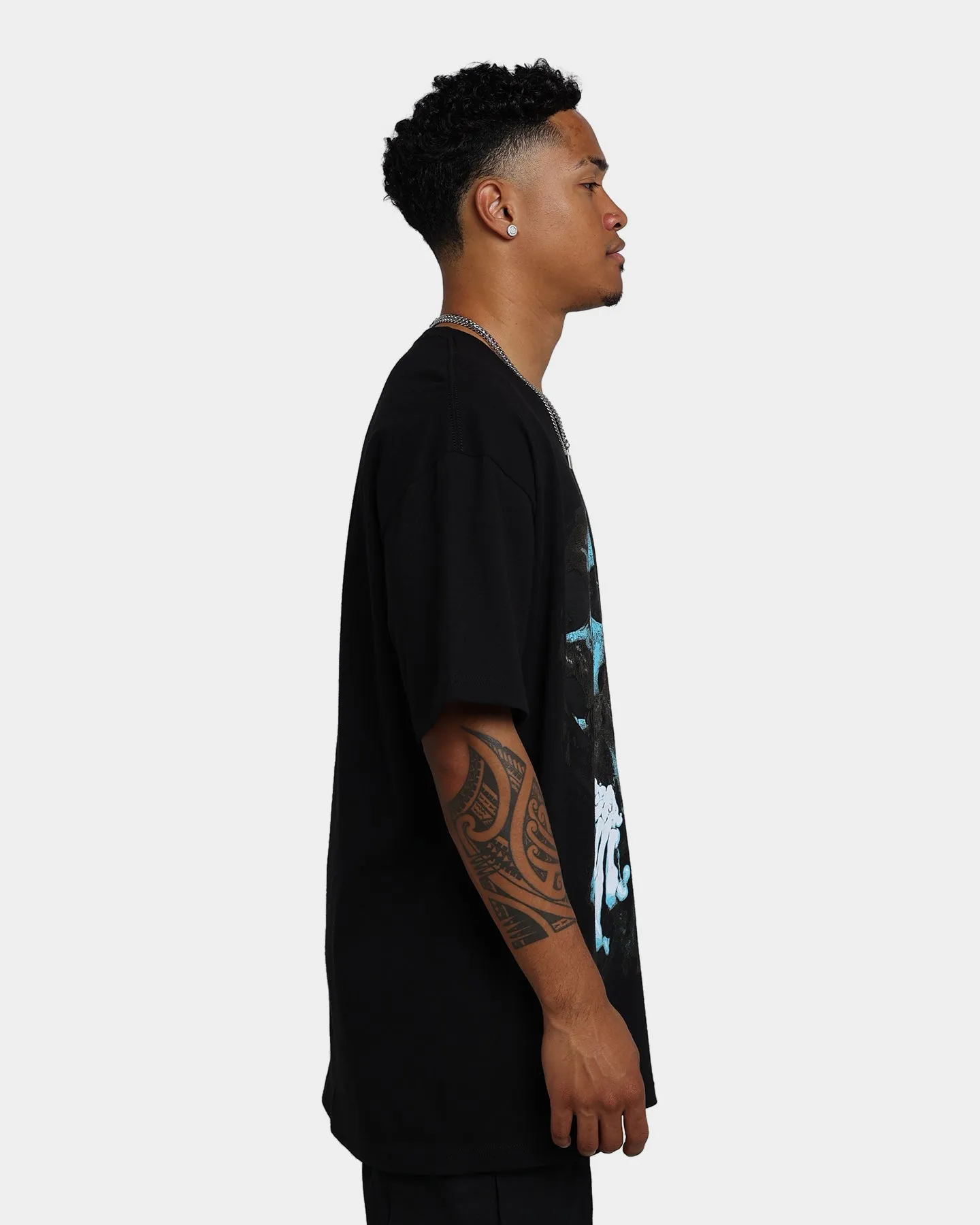 Rats Get Fat Fear The Reaper T-Shirt Black/Blue