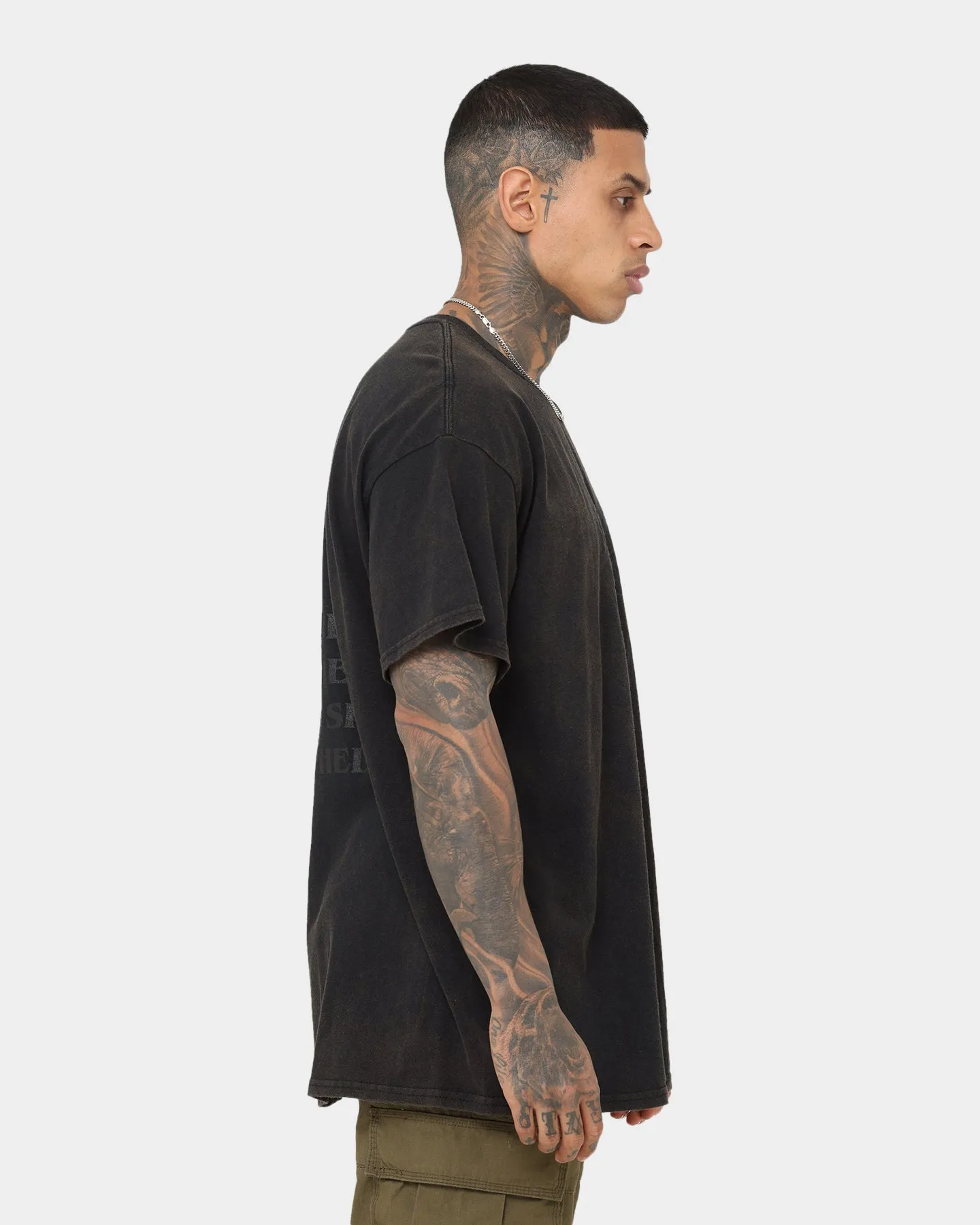 Rats Get Fat When I Die T-Shirt Black Wash