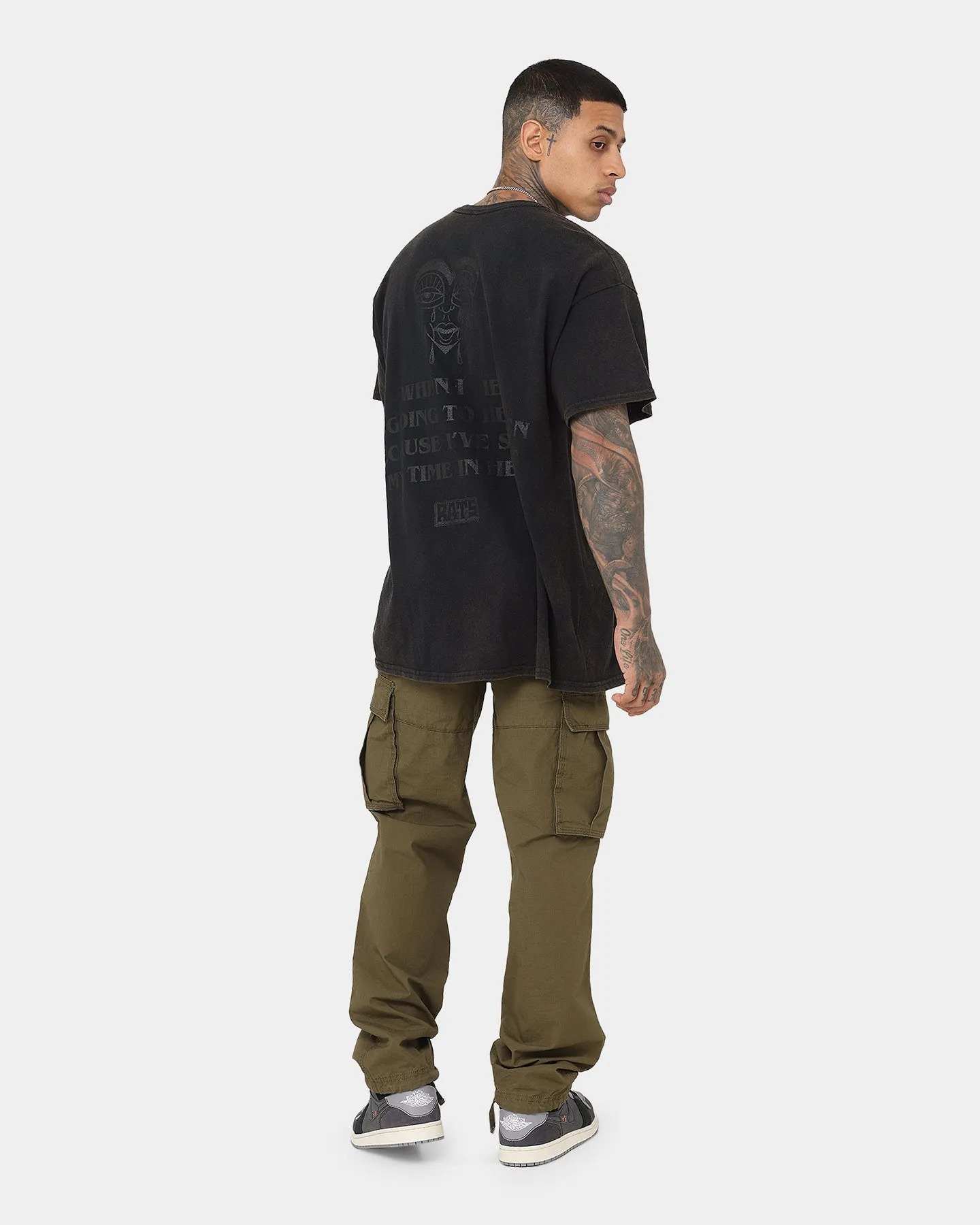 Rats Get Fat When I Die T-Shirt Black Wash